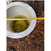 Image 4 : Large Ceramic Fish Bowl Planter with Floral Motif, 21" Diameter