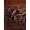 Image 1 : Painted Plaster Wall Plaque with Six Parrots