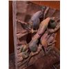 Image 6 : Painted Plaster Wall Plaque with Six Parrots