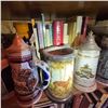 Image 4 : Ceramic German-Style Lidded Beer Steins (12)
