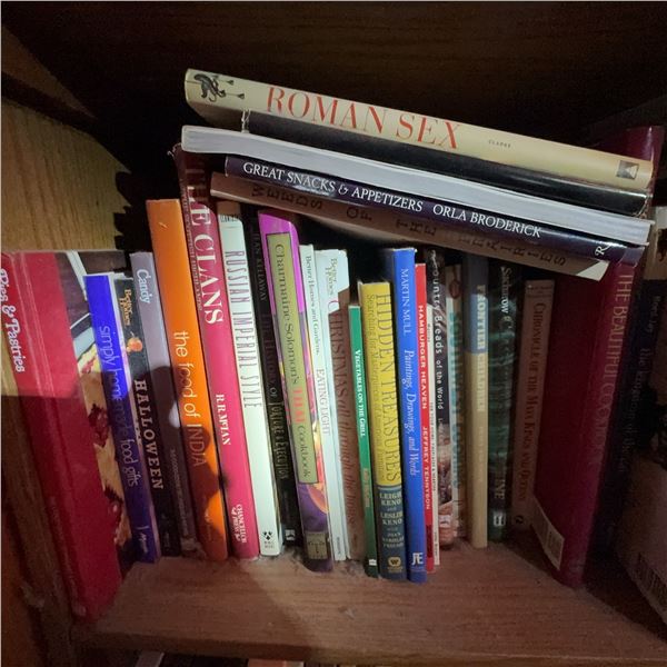Over 25 Books: Cooking, Art, History And Travel
