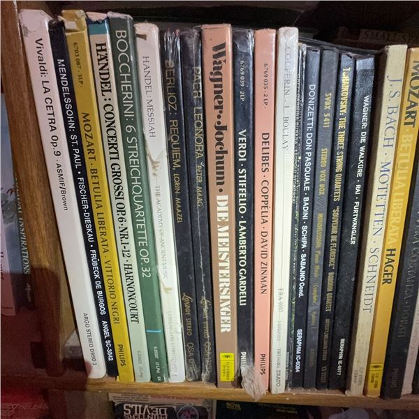 Classical LP Records feat. Beethoven, Mozart, Handel