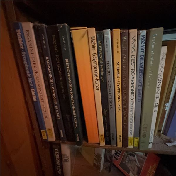 Classical Music, Art, and Cookbooks