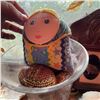 Image 5 : Hand-Painted Ukrainian Pysanky Eggs in Vase