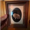 Image 1 : Framed Canadian Native Caribou Hair Tufting by Myrtle de Maille (1988)