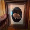 Image 2 : Framed Canadian Native Caribou Hair Tufting by Myrtle de Maille (1988)