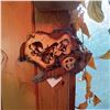 Image 1 : Burl and Wood Carvings: Cowboy Portrait & Nature Scene