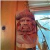 Image 2 : Burl and Wood Carvings: Cowboy Portrait & Nature Scene
