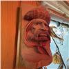 Image 7 : Burl and Wood Carvings: Cowboy Portrait & Nature Scene