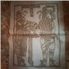 Image 1 : Mayan-Inspired Textile Art and George VI Commemorative Glass Plate