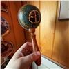 Image 7 : Handmade Maraca With Peace Symbol Design