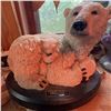 Image 1 : Polar Bear and Cub Sculpture by Nyman's Artifacts