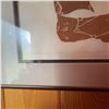 Image 8 : Inuit Print of Large Bird and Seal, Signed, 1968