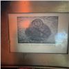 Image 2 : L. Whiteduckjack 'Waiting for My Line' Inuit Print 3/6 (1996)