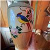 Image 1 : Hand Painted Japanese Vase With Bird and Floral Design