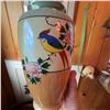 Image 2 : Hand Painted Japanese Vase With Bird and Floral Design