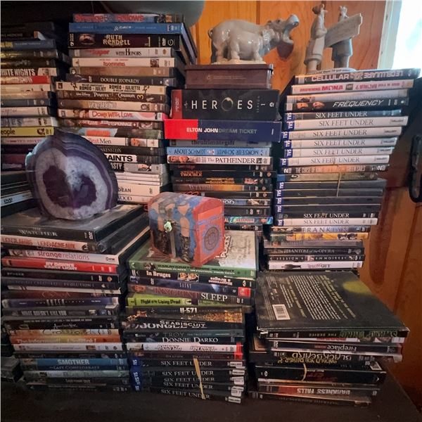 Large DVD Movie Collection With Collectibles