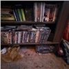 Image 2 : DVD Lot and VHS Tapes on Wooden Shelf
