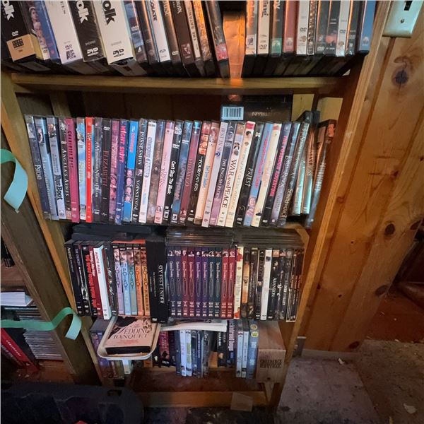 Large Mixed Lot of DVDs Including Queer as Folk and Assorted Films