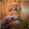 Image 1 : Hand-Carved Wooden Panther on Ball Figurine