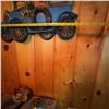 Image 3 : Vintage Blue Metal Wall Art – Antique Car Motif