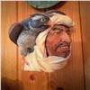 Image 2 : English Wall Plaque of Arab Man with Falcon, Made in England