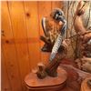 Image 1 : Hand-Carved and Painted American Kestrel Sculpture Signed 'Sig 94'