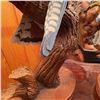 Image 3 : Hand-Carved and Painted American Kestrel Sculpture Signed 'Sig 94'
