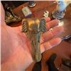 Image 1 : Vintage Brass Elephant Head Nutcracker and Bottle Opener
