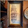 Image 1 : Antique 19th Century Family Portrait Photograph in Carved Frame