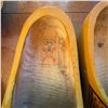 Image 2 : Dutch Wooden Clogs Painted Yellow, Size 29 (44-45)