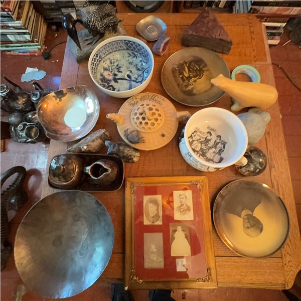 Eclectic Collection: Ceramics, Figurines, Minerals, Decor and Photos