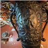 Image 4 : Antique Ornate Cast Metal Trophy Urn, Cherub Decoration, 16" Tall