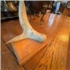 Image 2 : Carved Antler Whale Tail Sculpture on Wood Base