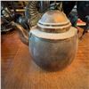 Image 1 : Antique Brass Kettle with Swing Handle and Patina