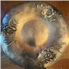 Image 1 : Vintage Silver-Plated Embossed Floral Charger Plate