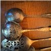 Image 10 : Antique Silver Plate Server and Ladles Assortment