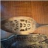Image 3 : Antique Silver Plate Server and Ladles Assortment