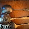 Image 9 : Antique Silver Plate Server and Ladles Assortment