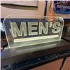 Image 1 : Illuminated Acrylic 'MEN'S' Restroom Sign