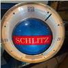 Image 2 : Vintage Schlitz Beer Light-Up Wall Clock, 19-Inch