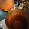 Image 2 : Large Antique Copper Tankard With Lid, 9.5" Tall