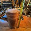 Image 6 : Large Antique Copper Tankard With Lid, 9.5" Tall