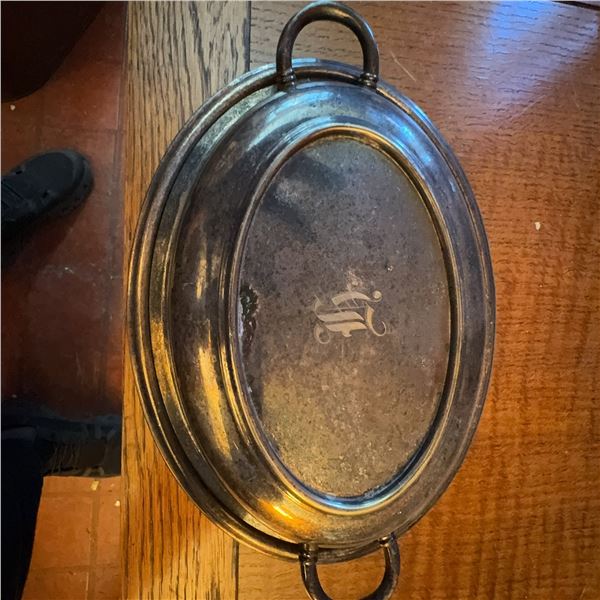 Vintage Elkington Silver Plate Covered Dish, Canada