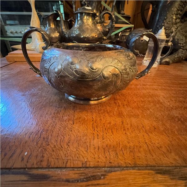 Elkington EPC Silver Plate Sugar Bowl England 38096