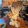 Image 1 : Large Hand-Painted Porcelain Owl Figurine
