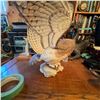 Image 3 : Large Hand-Painted Porcelain Owl Figurine
