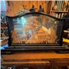 Image 1 : Large Chinese Cork Diorama With Pavilion, Framed Glass Case