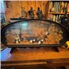 Image 1 : Vintage Chinese Diorama With Panda Figures in Glass Case