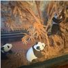 Image 5 : Vintage Chinese Diorama With Panda Figures in Glass Case